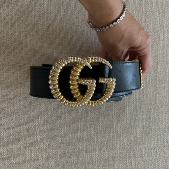 Gucci Accessories - COPY - Authentic Gucci Belt Gold Large